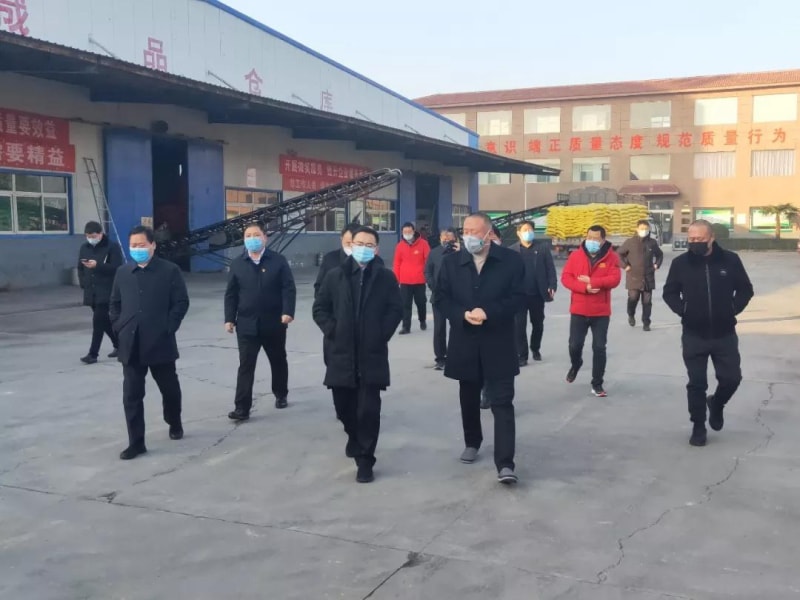縣長(zhǎng)申琳調(diào)研旭瑞集團(tuán)疫情防控、復(fù)工復(fù)產(chǎn)情況！
